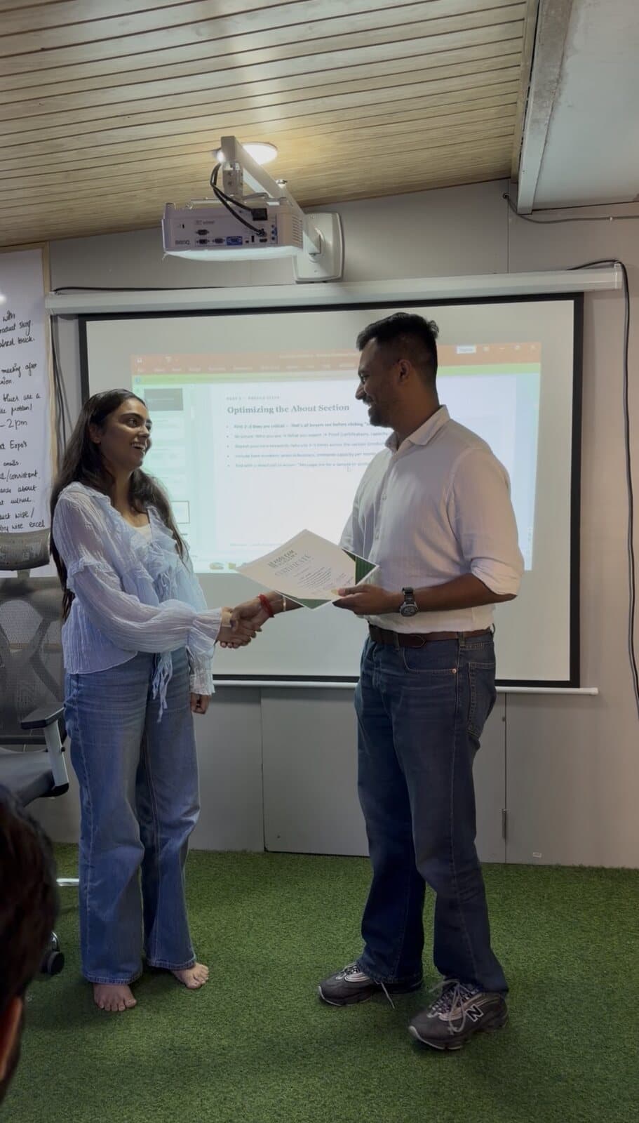Faculty and cohort, Ahmedabad campus